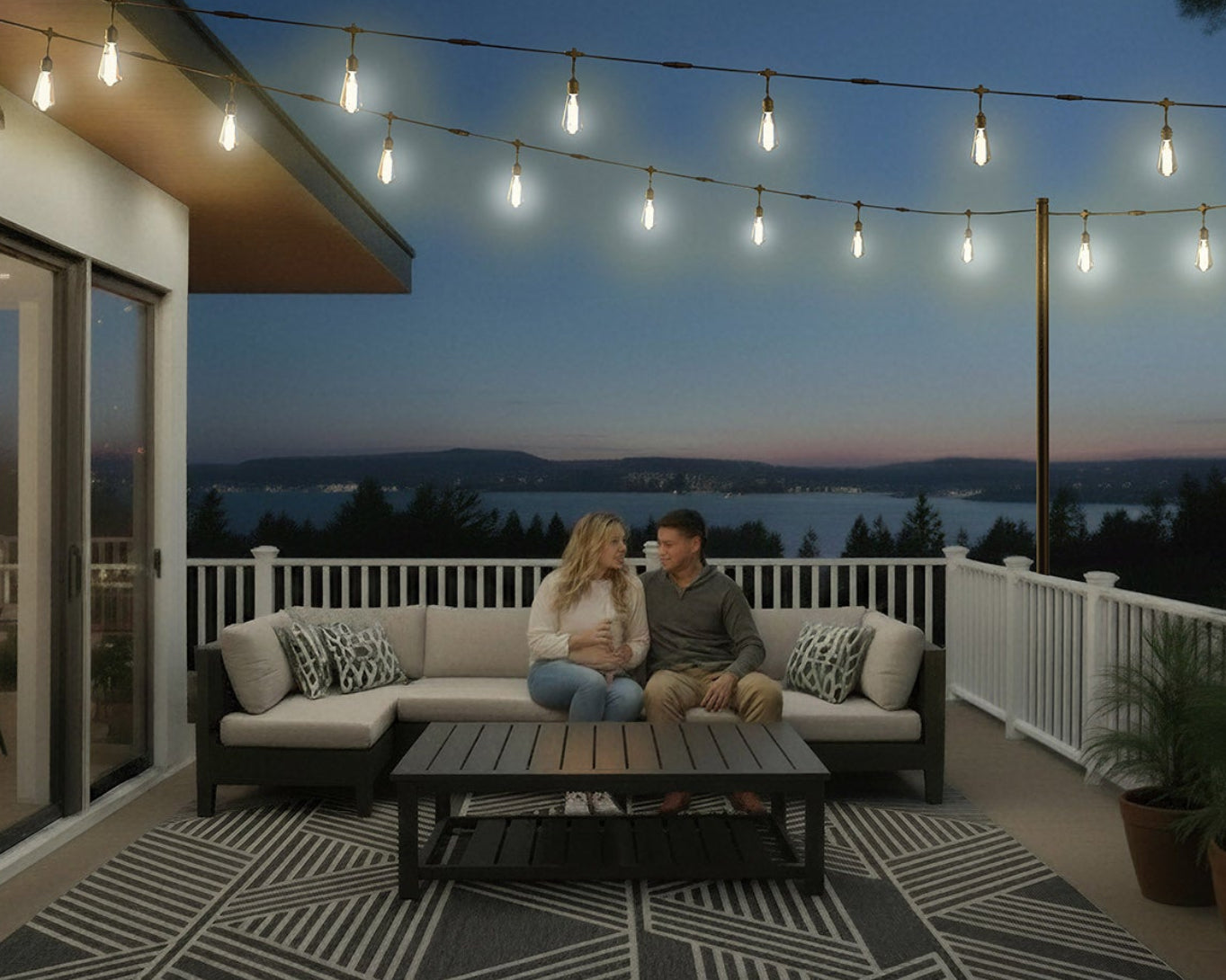 Pillar Pro™ - modular overhead system for outdoor string lights