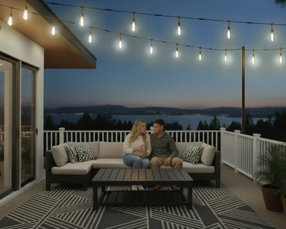 Pillar Pro™ - modular overhead system for outdoor string lights