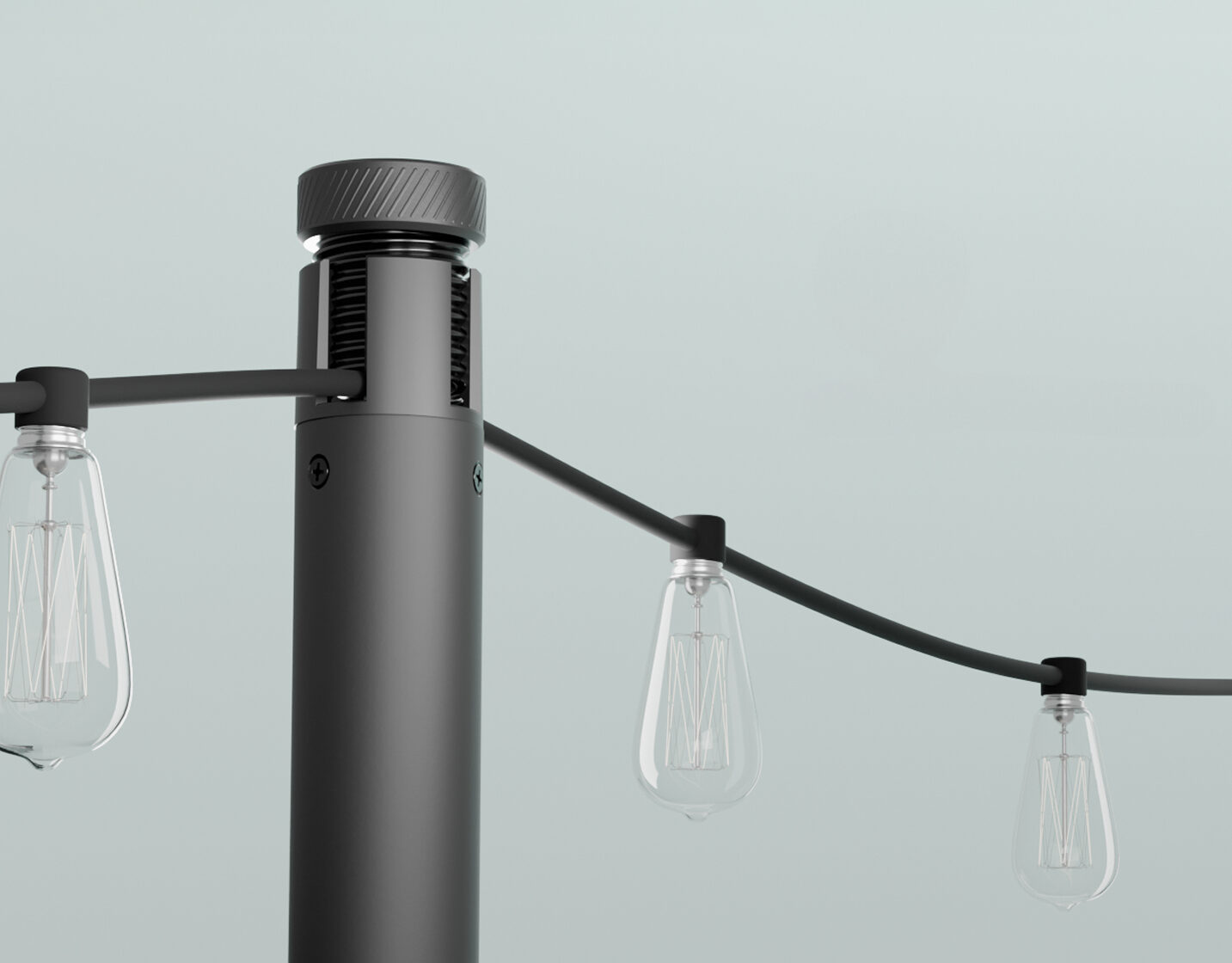 Pillar Pro System shot of a pole and lights